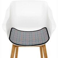 PFLEGE POINT® Inkontinenz Stuhlauflage Anti-Rutsch grau-rot 45 x 45 cm